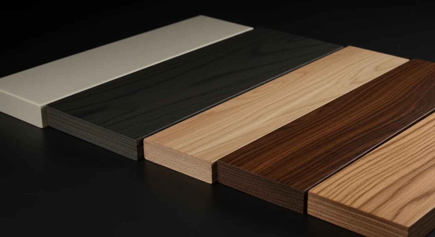 How to choose your kitchen cabinet — material samples display KITWOOD Lebanon buyer guide