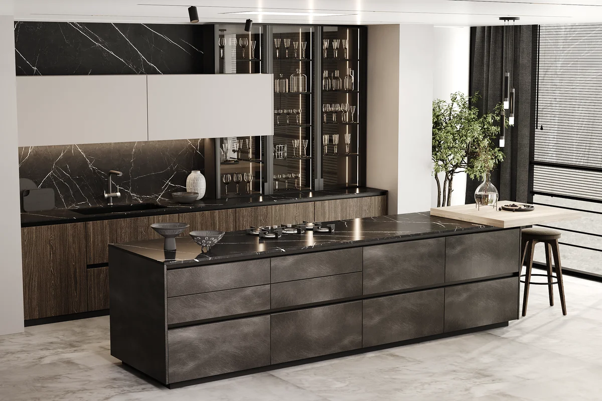 KITWOOD TEN bespoke kitchen — integrated appliances, custom kitchen Beirut