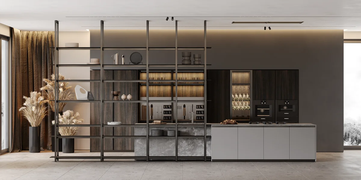 KITWOOD TWENTYTWO bespoke kitchen — natural wood accents, custom kitchen Beirut