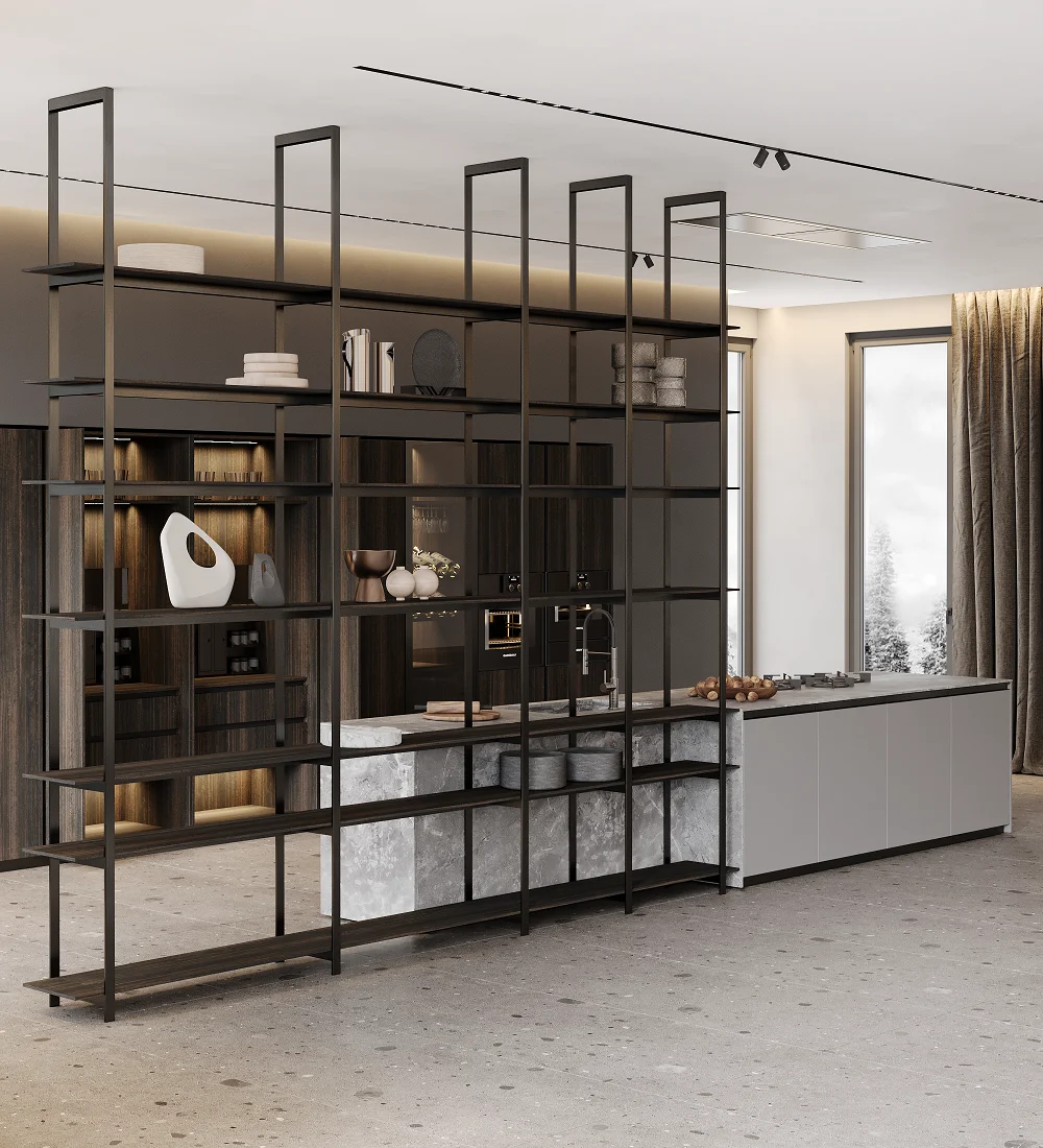 Kitchen door finishes Lebanon — KITWOOD lacquered handleless cabinetry