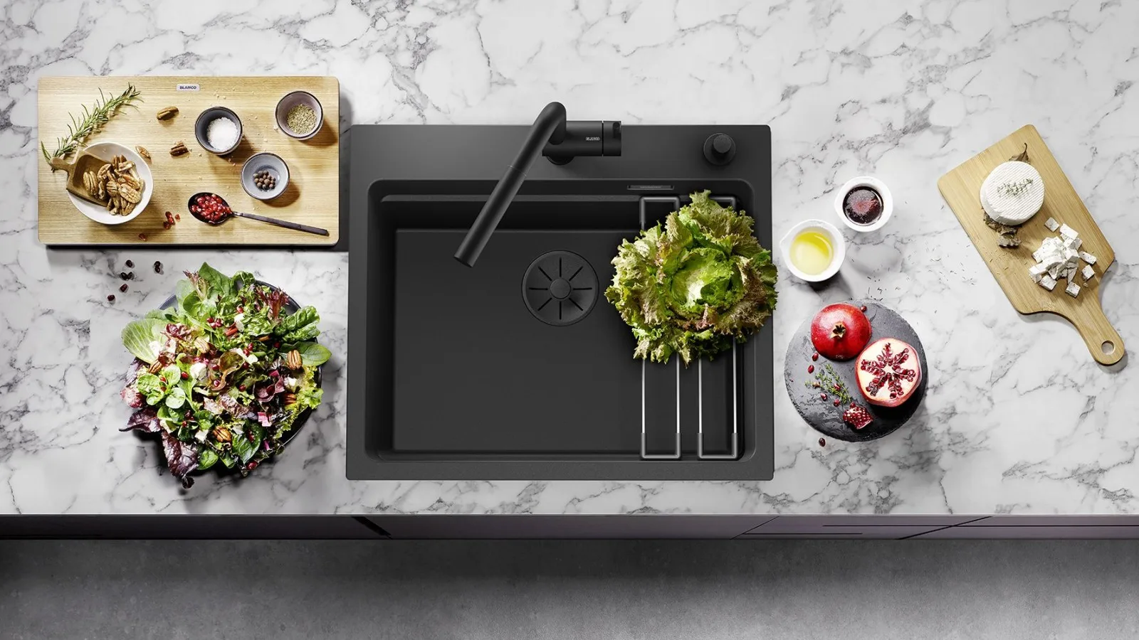Blanco ETAGON 6 Black Edition SILGRANIT sink — KITWOOD Lebanon