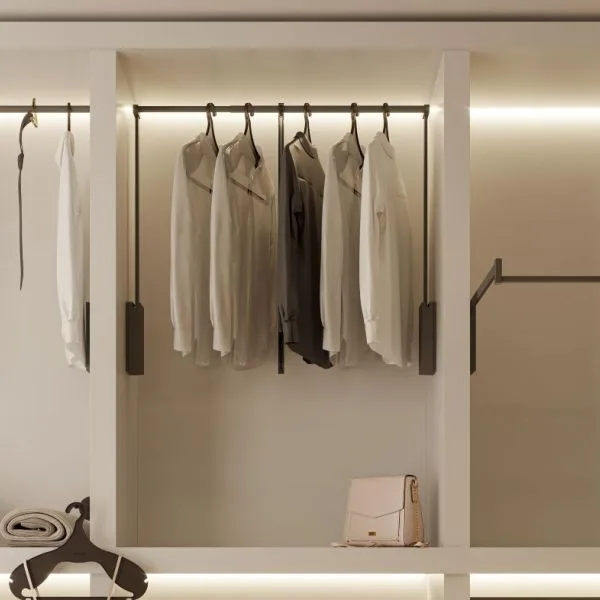 Servetto 3T pull-down wardrobe lift — KLOZET wardrobe Lebanon