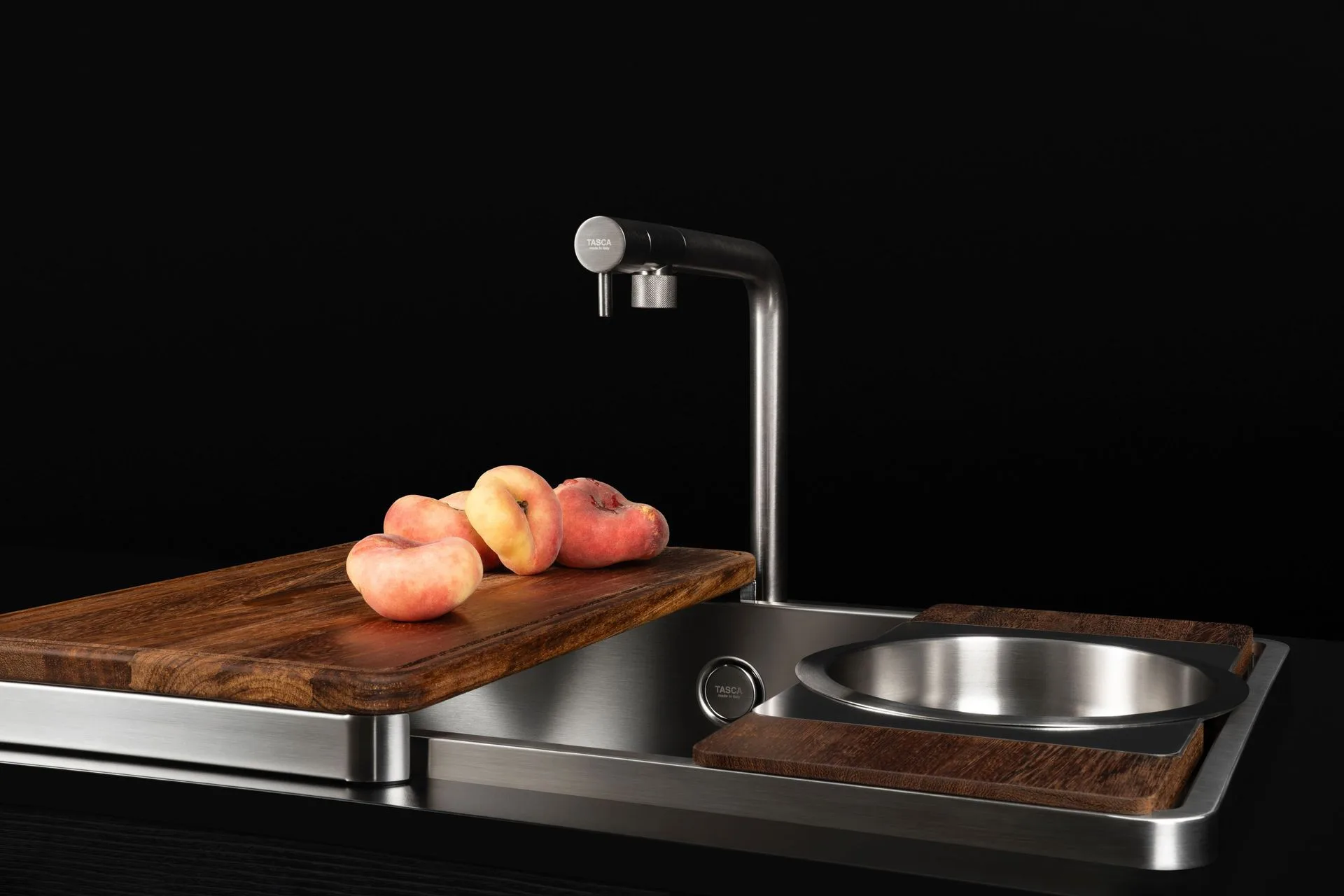 Tasca IRIS stainless steel sink — Archiproducts Design Awards 2025 Winner, KITWOOD Lebanon